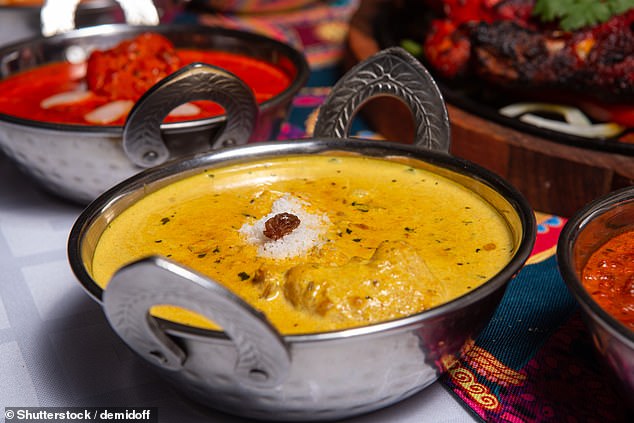 Black cumin is regularly added to Indian dishes such as korma to boost flavour, providing an extra richness to creamy sauces (file image)