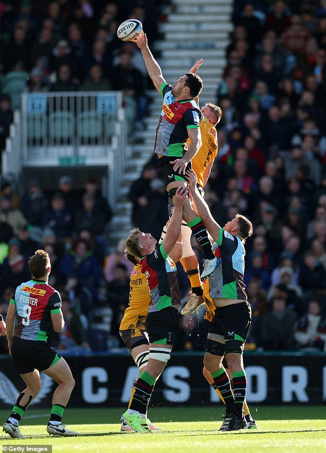 Harlequins lock Guido Petti will look to exploit England's weakness at the lineout