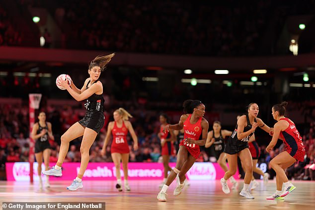 Sky had planned to provide a running 'take' on England's netball clash with New Zealand on Sunday - but the channel did not last long enough