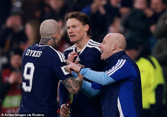 The Napoli midfielder, formerly of Manchester United , struck after just three minutes, acrobatically meeting a lofted cross