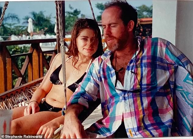 Stéphanie Rabinowitz started dating McDevitt (right) months before the heist. She claims he confessed to her in 1992 and asked her to lie to the FBI for him