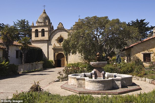 Carmel-by-the-Sea (pictured) is a peaceful beach city on the Monterey Peninsula known for its fairytale cottages, art galleries, museums and scenic surf spots