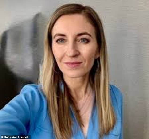 Lucey appeared to ask Trump a question relating to Epstein before the president began waving a finger in her face. 'Quiet, quiet piggy!' Trump snapped a Lucey stood off camera