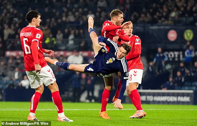 Scott McTominay produced a stunning overhead kick to give the hosts a perfect start