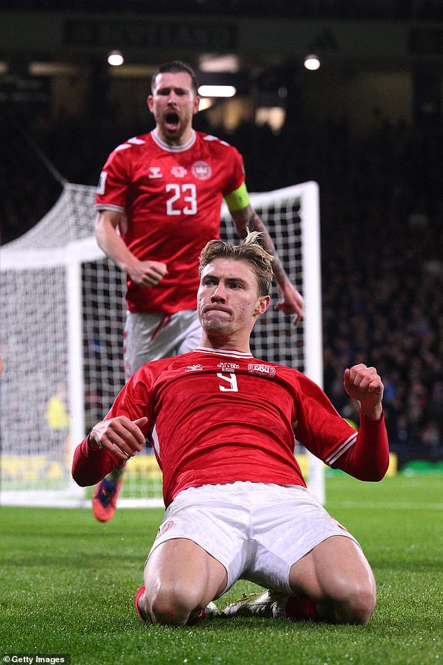 Rasmus Hojland silenced Hampden shortly after the interval with a well-taken penalty