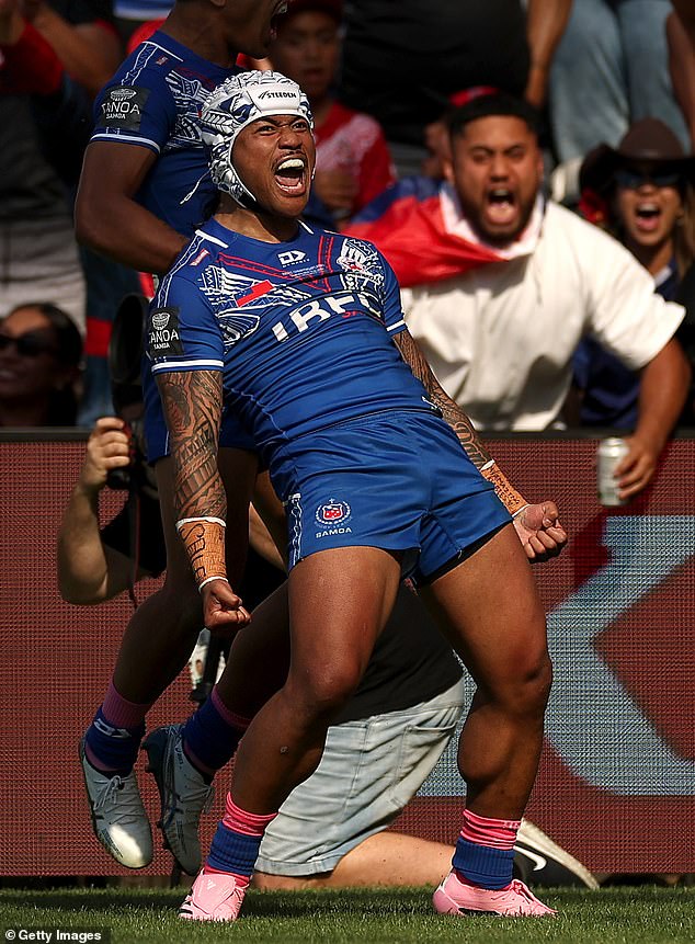 To'o has also taken part in 11 international matches for Samoa - and is one of the team's most influential players