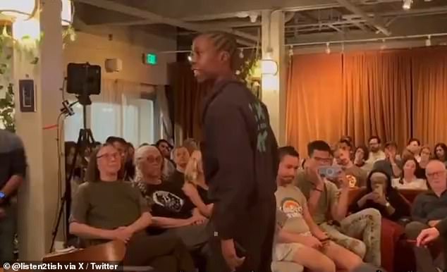 Hyman asked California state senator Scott Wiener if he was going to 'protect women' and added that trans women were not women