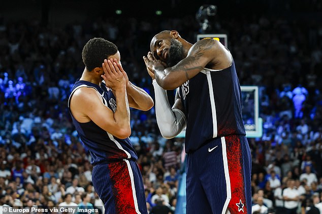 James was named the MVP of the men's basketball competition last summer