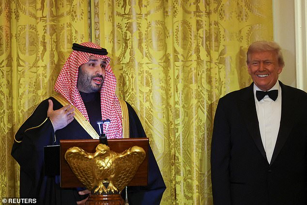 Donald Trump welcomed Saudi Crown Prince Mohammed bin Salman to Washington DC