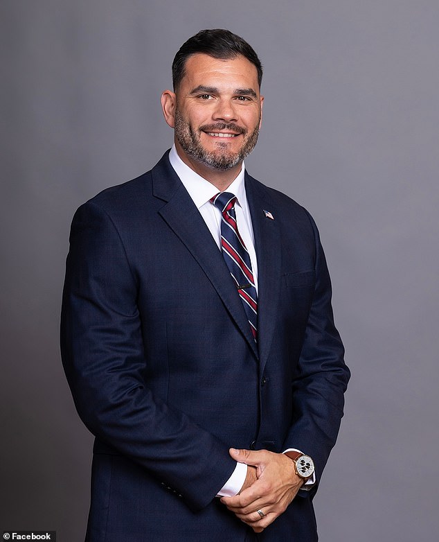 LaBruno allegedly put an unknown substance on his hand and put it over the child's nose and mouth