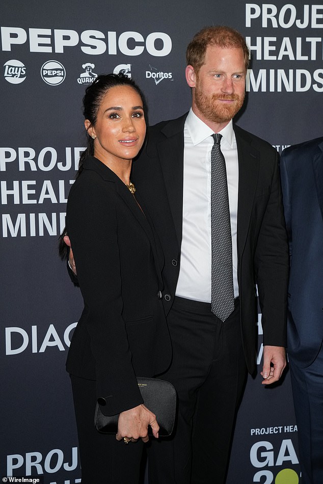 Alongside promoting her latest festive line, Meghan is currently filming the upcoming movie, Close Personal Friends for Amazon MGM Studios; Meghan and Harry seen in October 2025