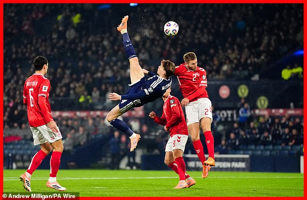 Midfielder Scott McTominay scored one of the greatest goals Hampden Park has ever seen