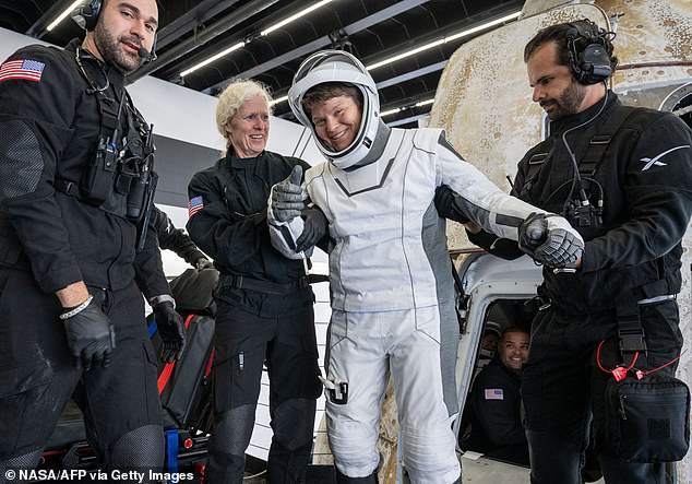 McClain returned to space in March as commander of NASA's SpaceX Crew-10 mission, and she was back on Earth once again in August