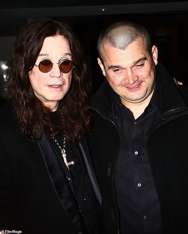 Before tying the knot to Sharon, Ozzy married his first wife Thelma Riley in 1971 after meeting her in a Birmingham nightclub (pictured with son Louis in Dublin in 2009)