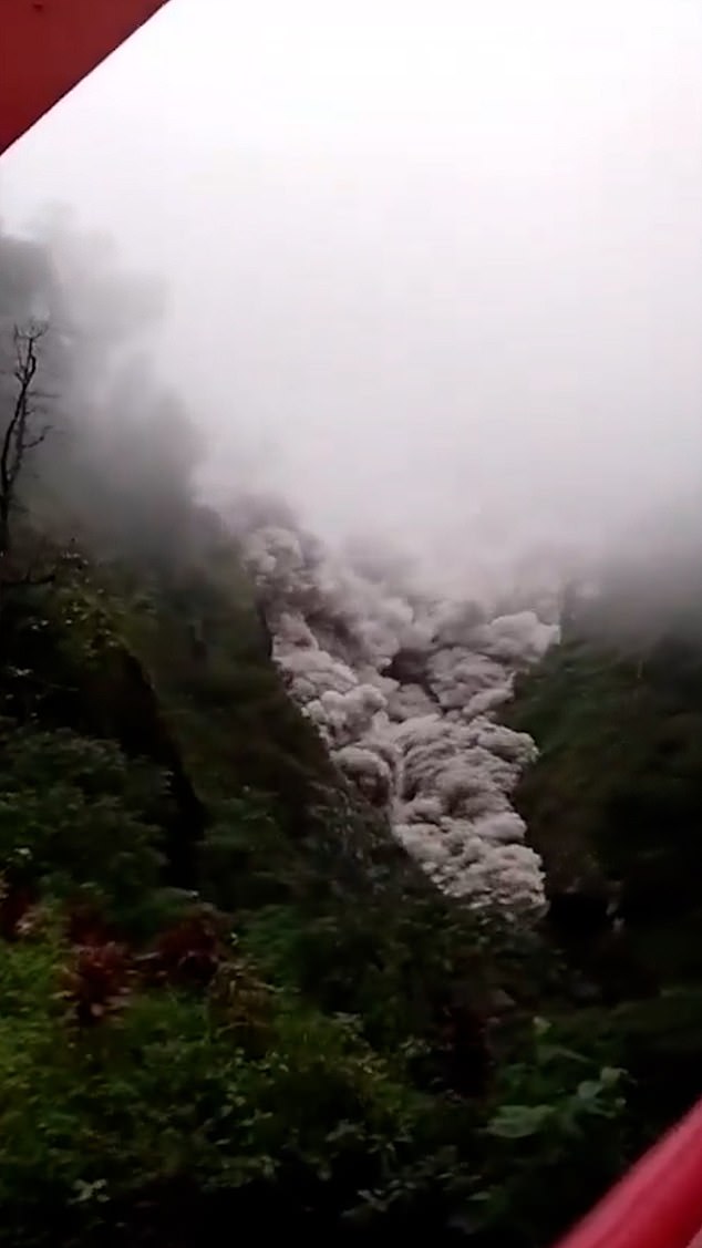 Residents have been told to avoid being within a 3km radius of the crater to avoid any incandescent rock ejections