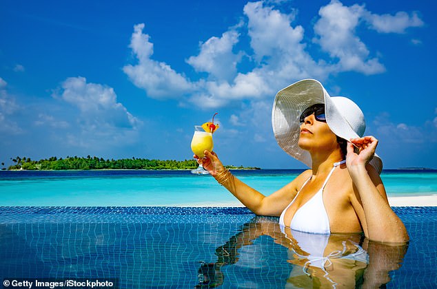 The hotel will be the first in the Maldives for the Trump Organisation and is due to open by the end of 2028 (stock)