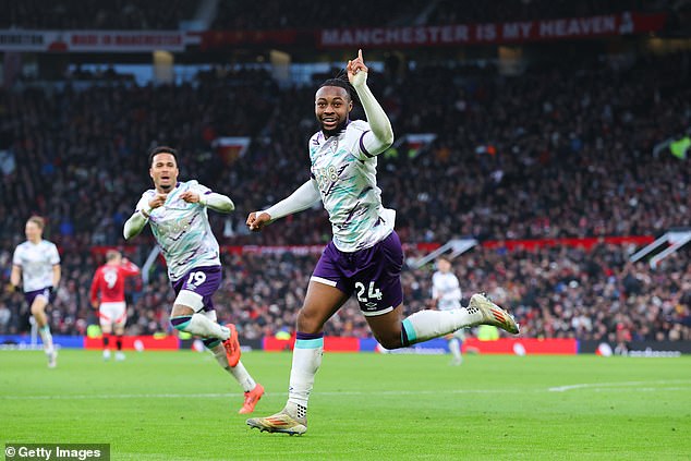 Semenyo was a target of United's in the summer and Ruben Amorim may be interested again