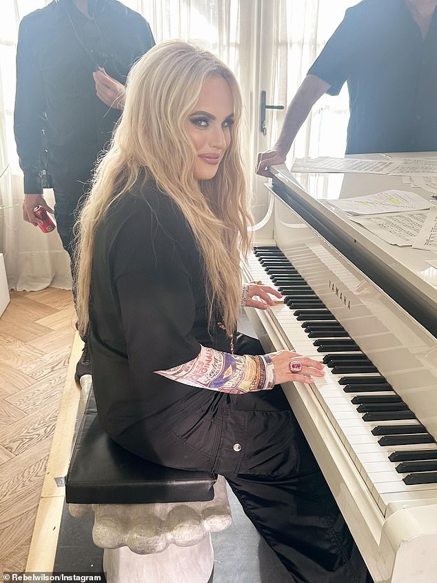 While she didn't reveal what she is hard at work shooting, Nicole's post comes after she was announced to be joining the star-studded cast of Rebel Wilson's next film, Girl Group