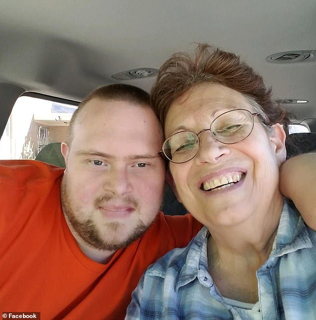 Shirlyn and her son Robert are seen here in an image shared to her Facebook profile