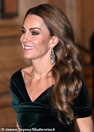 Kate arrives for the Royal Variety Performance at the Royal Albert Hall