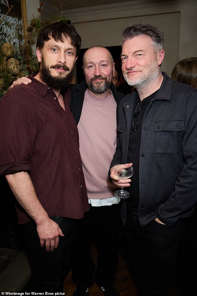 Baby Reindeer star Richard Gadd (L) and screenwriter Charlie Brooker (R) also attended the evening