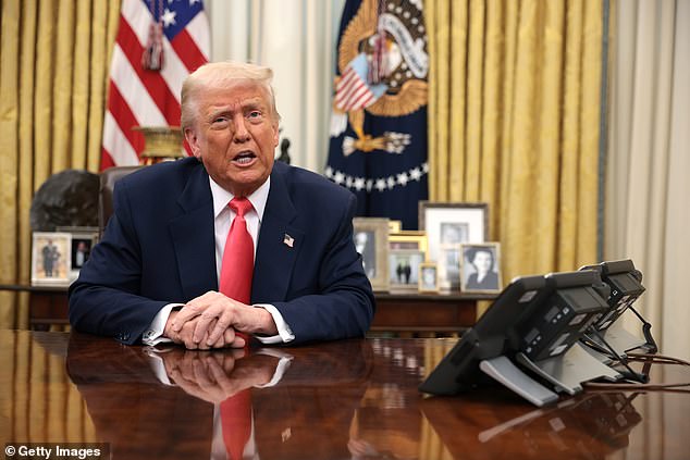 In recent months, Michel publicly appealed to former President Donald Trump for clemency, expressing hope his case would receive favorable consideration; Trump pictured March 6