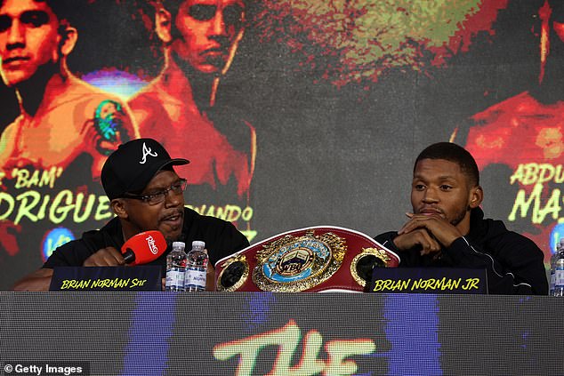 Their sons, Brian Norman Jr and Devin Haney , make up the co-main event on the Ring IV card taking place in Saudi Arabia on Saturday evening