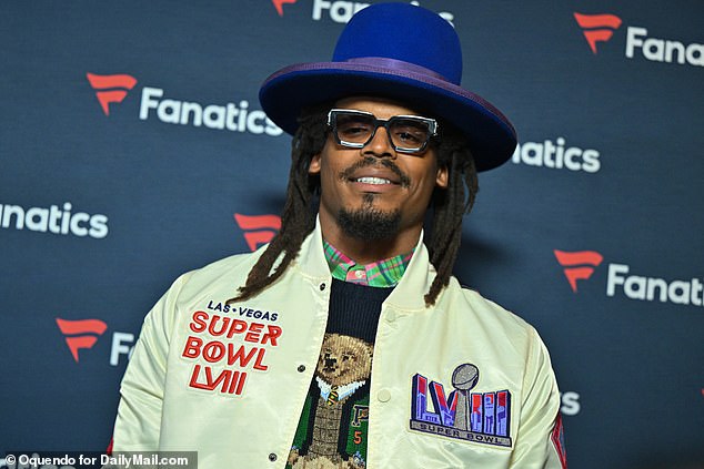 Maye claimed to not know which show Smith's First Take co-star Cam Newton (pictured)