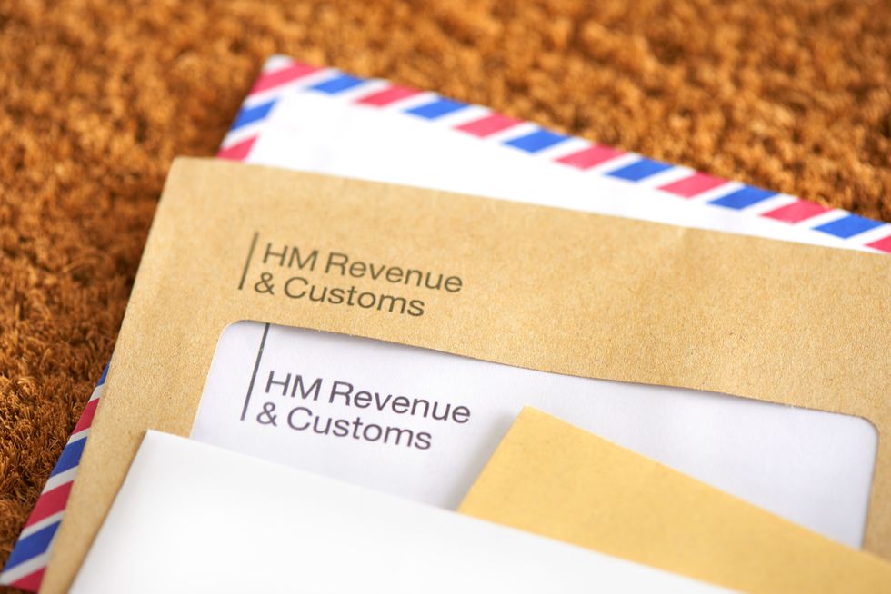 HMRC logo on letter