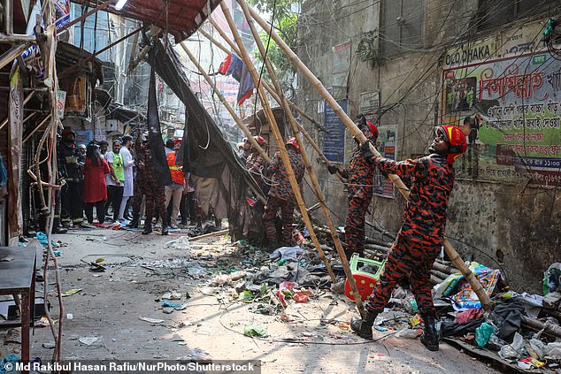 The 5.7-magnitude quake hit at 10:38 am near the city of Narsingdi, about 16 miles from the capital of Dhaka