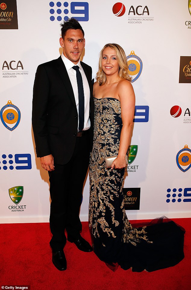 Daphne and Scott Boland (pictured) first met at age 21 when they were both working in a bar in Mordialloc, in Melbourne's south-east