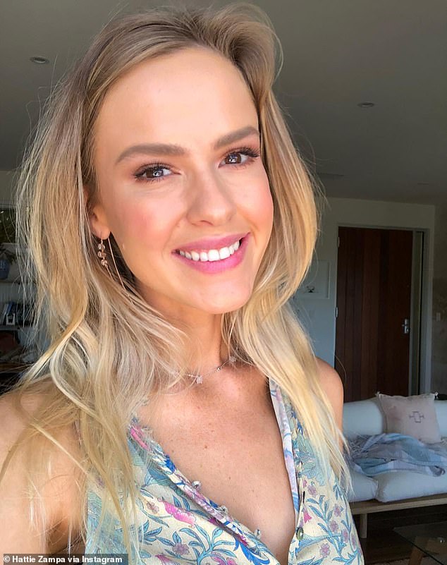 Hattie Zampa trained as a lawyer but now works as an artist from her studio in Byron Bay