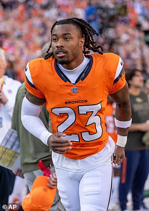 Denver Broncos cornerback Jahdae Barron