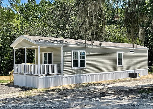 Hall is accused of abusing and murdering Sonia inside this Airbnb cabin before dumping her body in a shallow grave