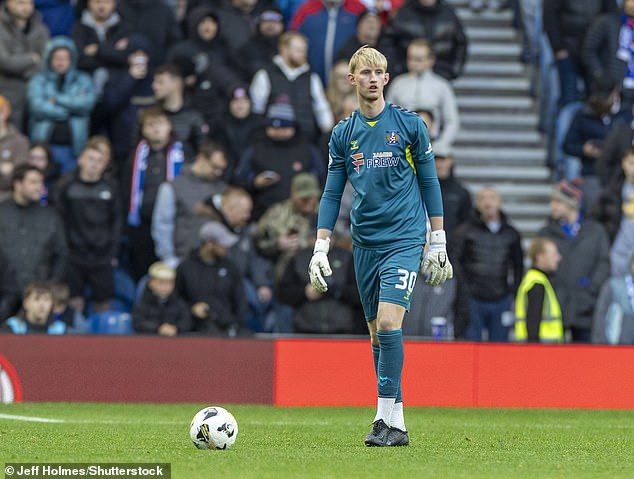 Eddie Beach has been filling in for the absent Max Stryjek in goal over the past month