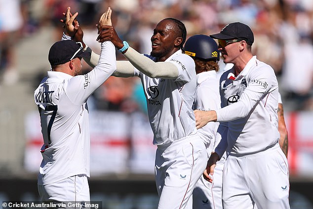 Jofra Archer bowled above 90mph to get rid of opener Jake Weatherald and Marnus Labuschagne of Australia