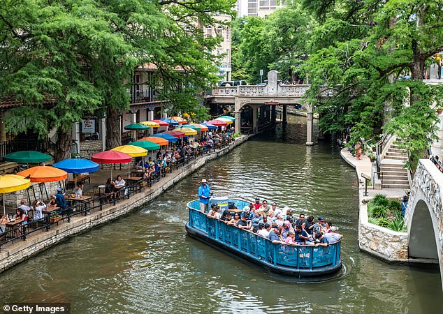 San Antonio locals rushed to the comment section of the video to express their shock and disgust at the woman wading in the murky water