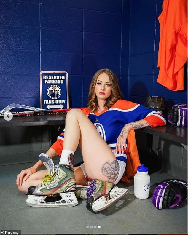 The incident comes over a year after an Oilers fan named Kait went viral for flashing her chest
