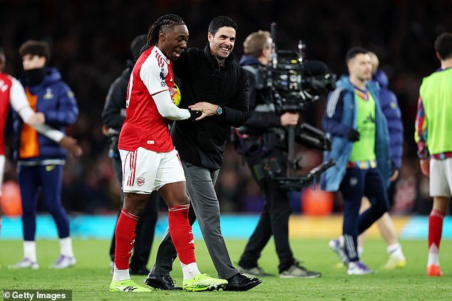 Mikel Arteta tweaked his tactics to give Eze more freedom in midfield - and it paid dividends