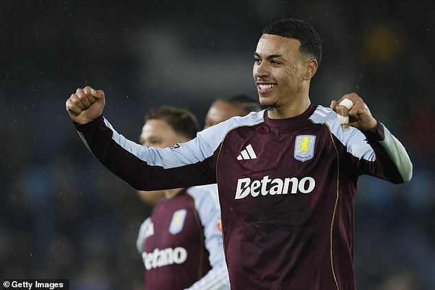 Morgan Rogers has endured a mixed season at club level but he showed all of his quality here