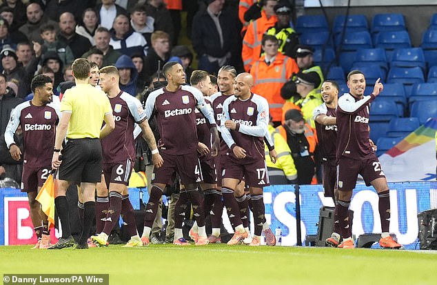 Villa rise to fourth in the table as they made it six wins in their last seven Premier League games