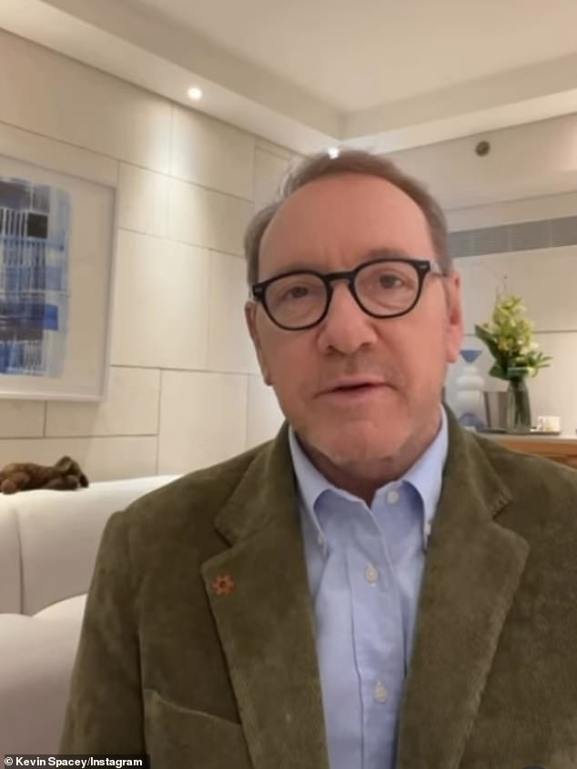 Spacey said: 'I feel it would be disingenuous to allow you to believe I am indeed homeless in the colloquial sense'