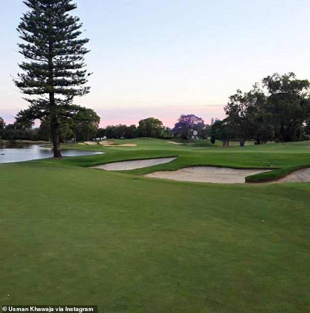 Khawaja published the above image on his Instagram account, throwing a cheeky dig back at  his critics