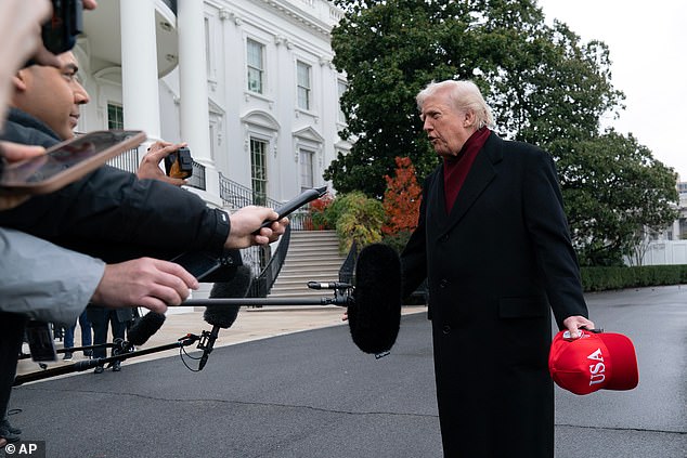 Coming off a major courtroom victory, Jack Nicklaus has now struck a deal with President Donald Trump (pictured) to spruce up the courses at Joint Base Andrews