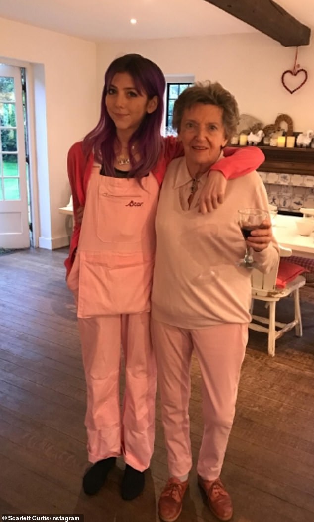 Scarlett wrote: 'Lady Jill was a force of nature. She swum, acted and tap danced until she was in her 90s. She flirted, drank and laughed until the end'