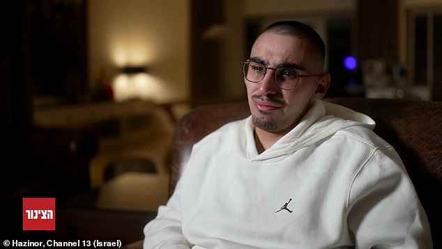 Rom Braslavski broke down in tears as he revealed how he was sexually abused by Hamas militants. He became the first male victim to share his experience