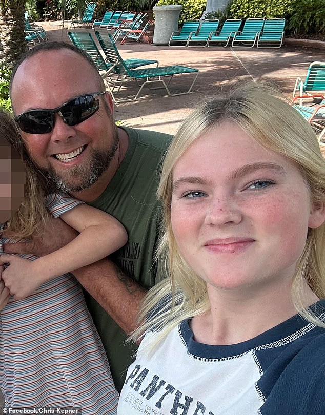 Anna's father, Christopher Kepner, 41, said his 16-year-old stepson is possibly under investigation in connection with the case
