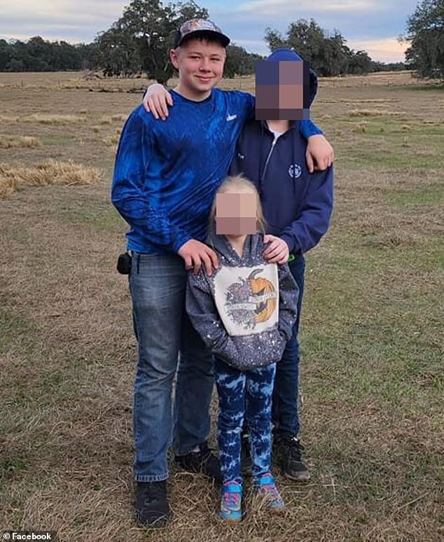 Andrew, the eldest son of Anna Kepner's new stepmom Shauntel Hudson, was so desperate to avoid living in their blended family he tried leaping from his mom's moving car to escape, according to court papers