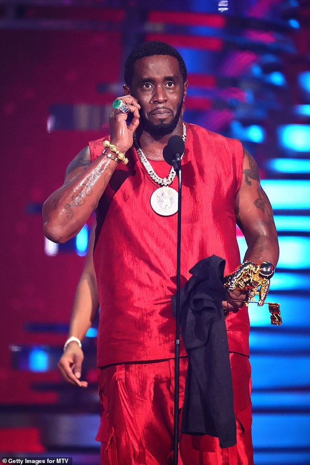 Diddy's fall from grace came in September 2024, after he was indicted on a slew of federal charges, ranging from racketeering, conspiracy, sex trafficking and transportation for purposes of prostitution; Seen in 2023