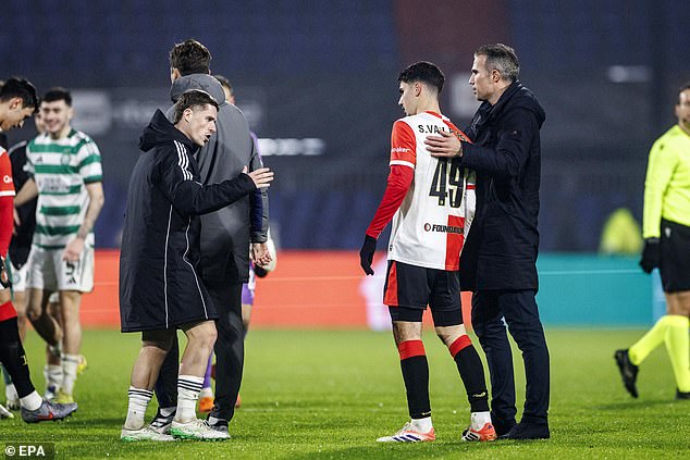 Van Persie affirmed afterwards that his decision to bring on Shaqueel was purely a football-based one